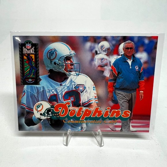 Dan Marino Don Shula Miami Dolphins 1994 Commemorative Card QB Club #MD1 - Picture 1 of 2